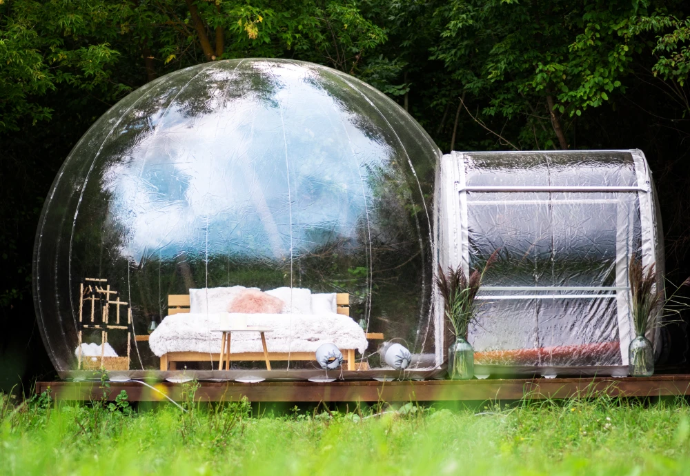 high quality inflatable bubble dome tent